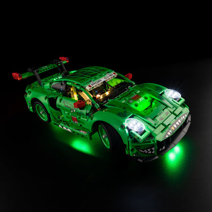 Light Kit For LEGO Porsche 911 GT3 R REXY AO Racing Car 42224 - Gallery Image 1