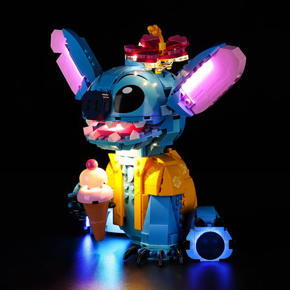 Light Kit For LEGO Stitch 43249 - 43249-Stitch-2-on