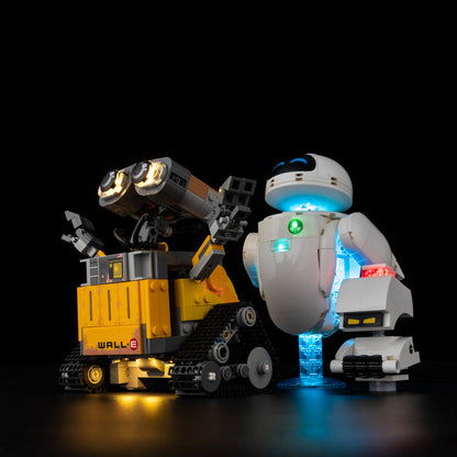 Light Kit For LEGO Wall-E and Eve 43279 - 43279-Wall-E-and-Eve-4-on