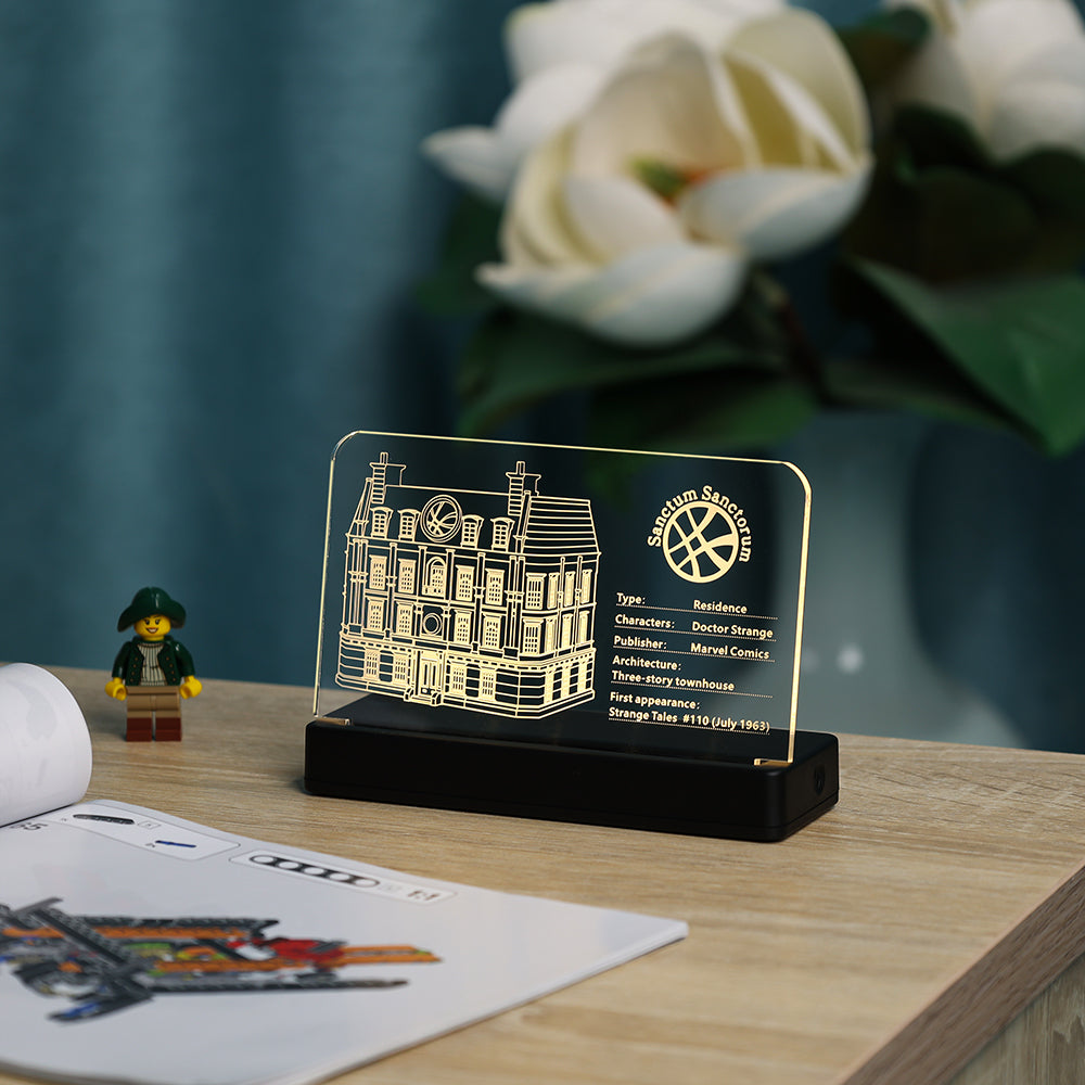 LED Acrylic Nameplate for Sanctum Sanctorum #76218