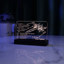 LED Acrylic Nameplate for Colosseum