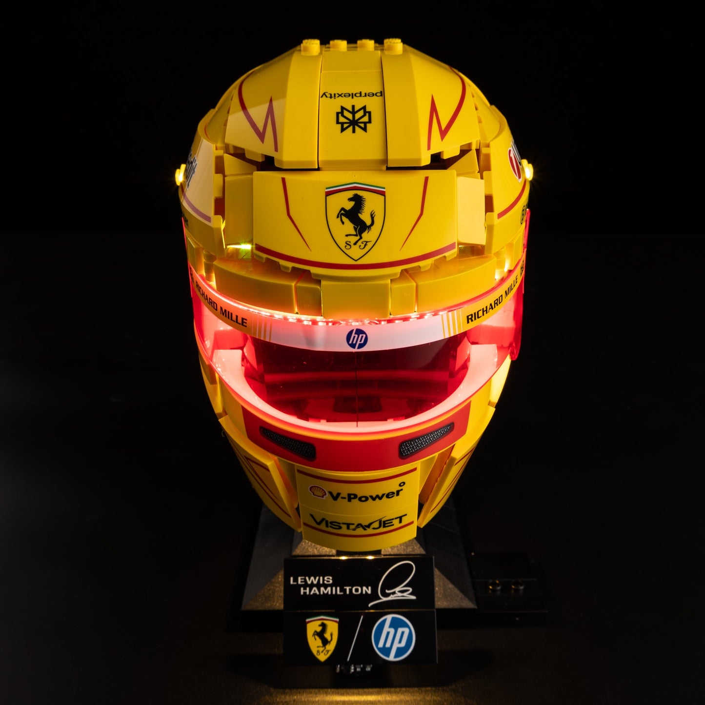 Light Kit For LEGO Lewis Hamilton Helmet 43022 - 6-on