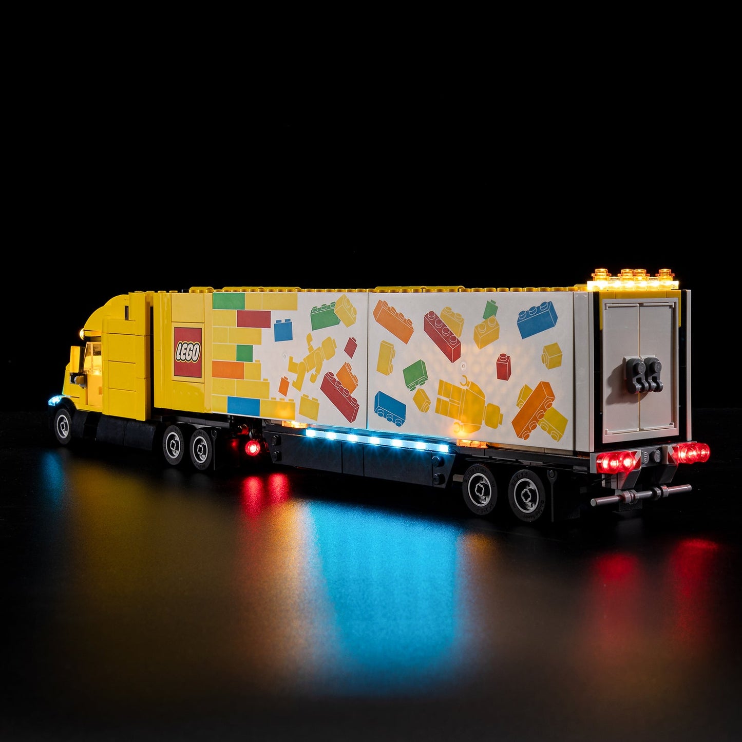 Light Kit For LEGO Yellow Delivery Truck 60440 - 60440-Yellow-Delivery-Truck-3-on