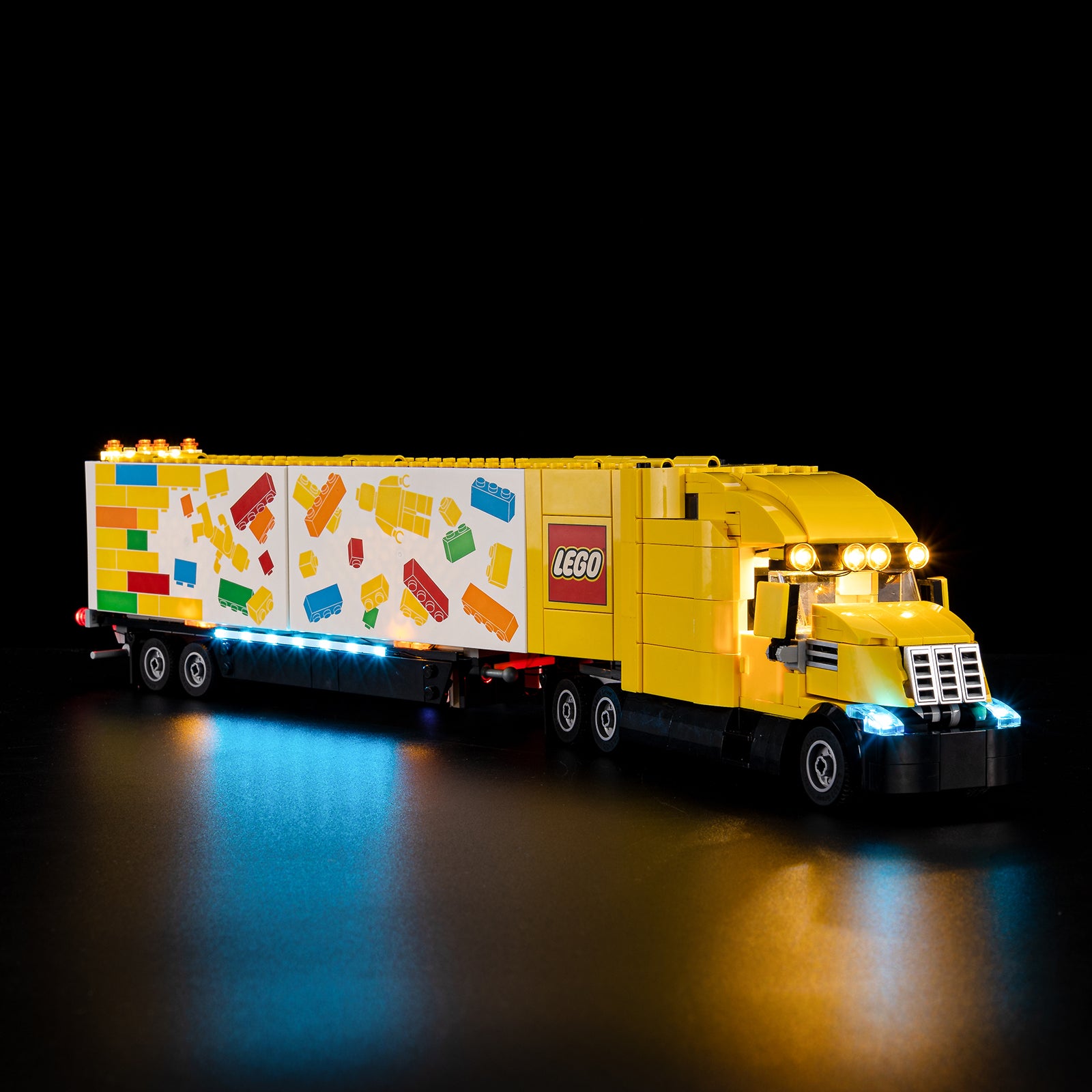 60440 Yellow Delivery Truck 5 on