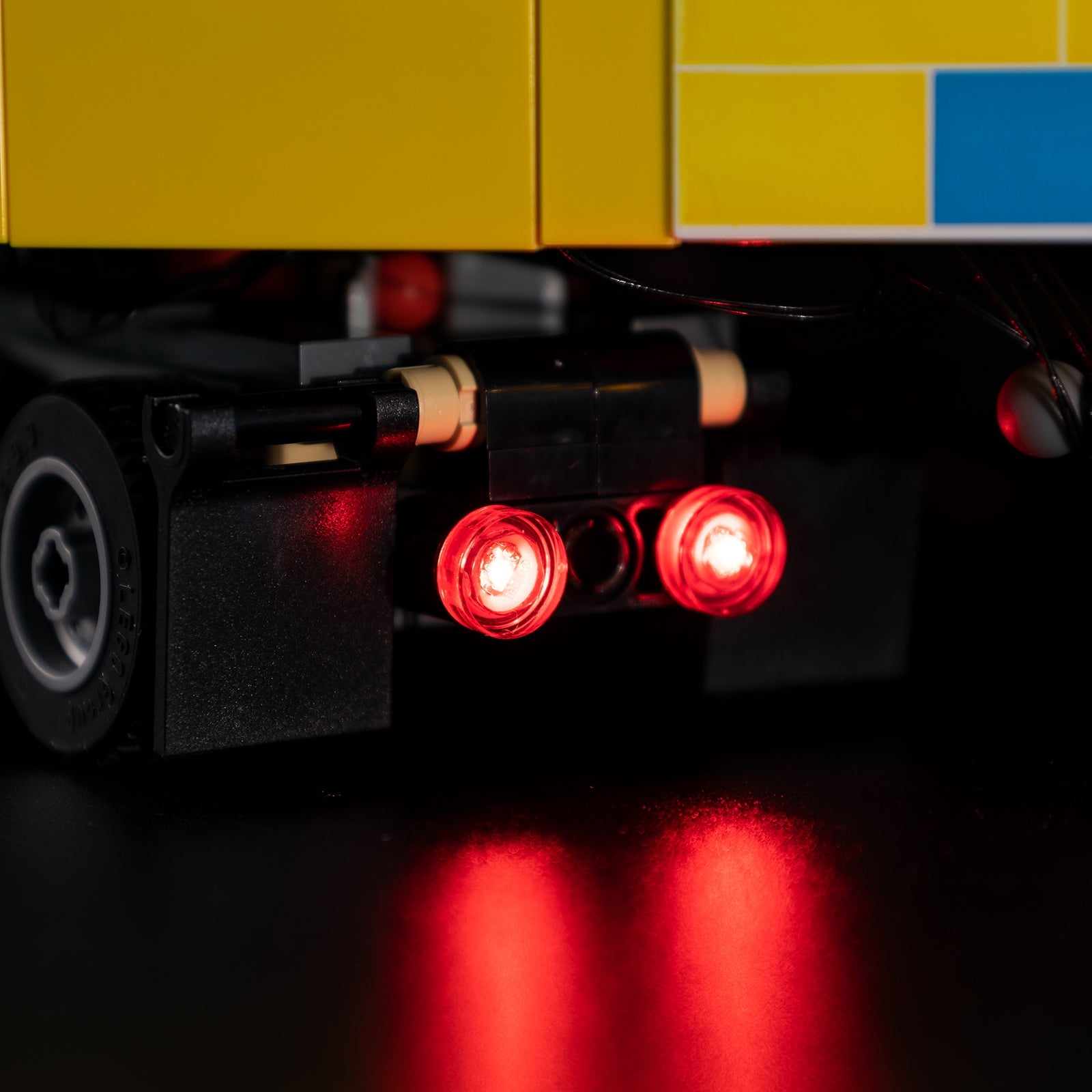 Light Kit For LEGO Yellow Delivery Truck 60440 - 60440-Yellow-Delivery-Truck-8-details