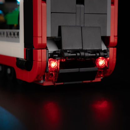 Light Kit For LEGO F1 Truck with RB20 and AMR24 F1 Cars 60445 - 60445-F1-Truck-with-RB20-and-AMR24-F1-Cars-12-details