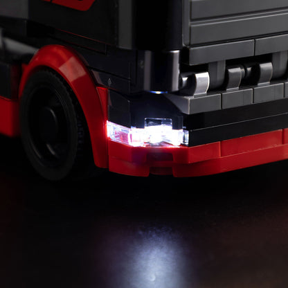 Light Kit For LEGO F1 Truck with RB20 and AMR24 F1 Cars 60445 - 60445-F1-Truck-with-RB20-and-AMR24-F1-Cars-7-details