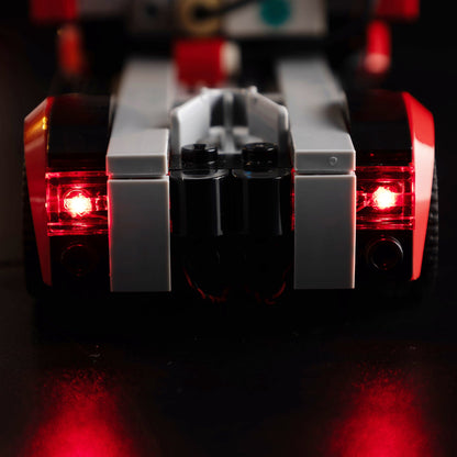 Light Kit For LEGO F1 Truck with RB20 and AMR24 F1 Cars 60445 - 60445-F1-Truck-with-RB20-and-AMR24-F1-Cars-9-details