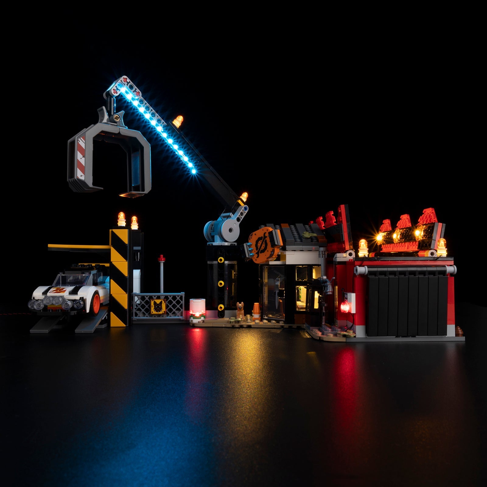 Light Kit For LEGO Scrapyard with Cars 60472 - 60472-Scrapyard-with-Cars-Scrapyard-with-Cars-2-on