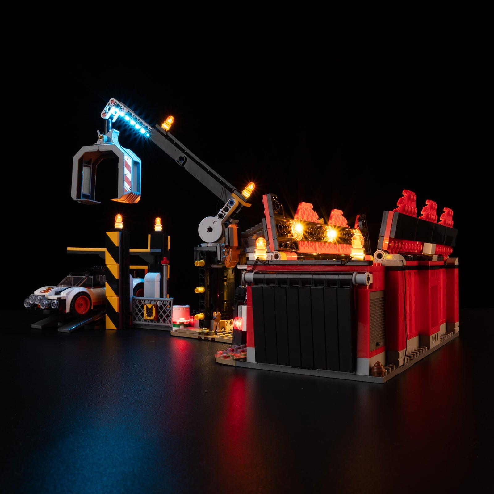 Light Kit For LEGO Scrapyard with Cars 60472 - 60472-Scrapyard-with-Cars-Scrapyard-with-Cars-3-on