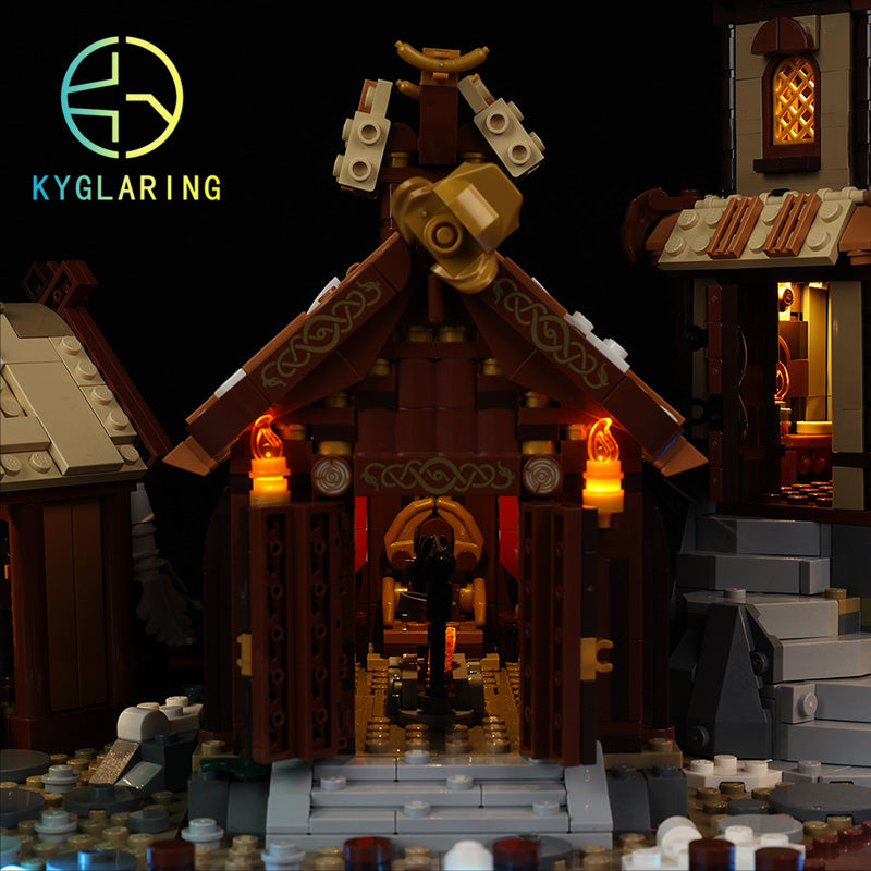 Led Lighting Set for Ideas Viking Village 21343