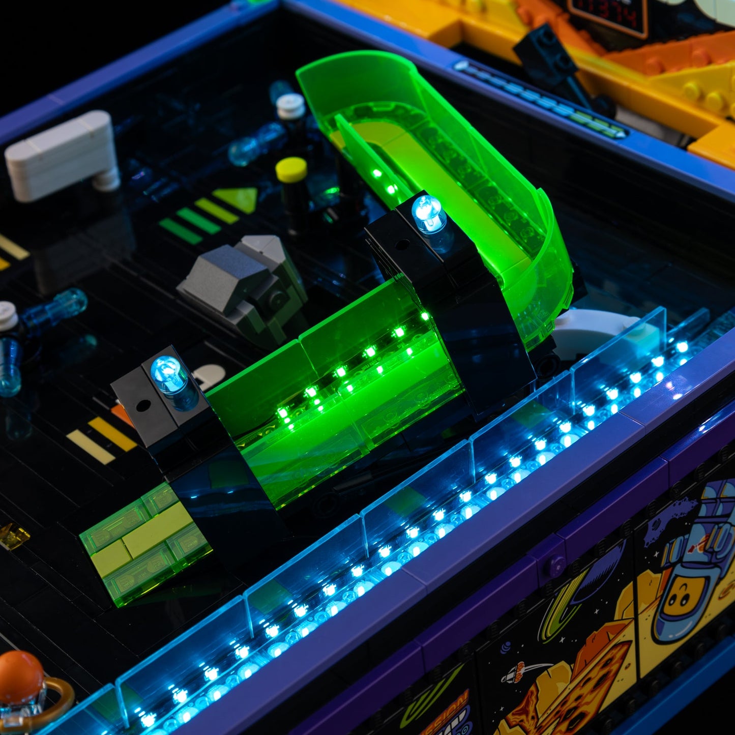 Light Kit For LEGO Arcade Pinball Machine 11374 - 7-details-on