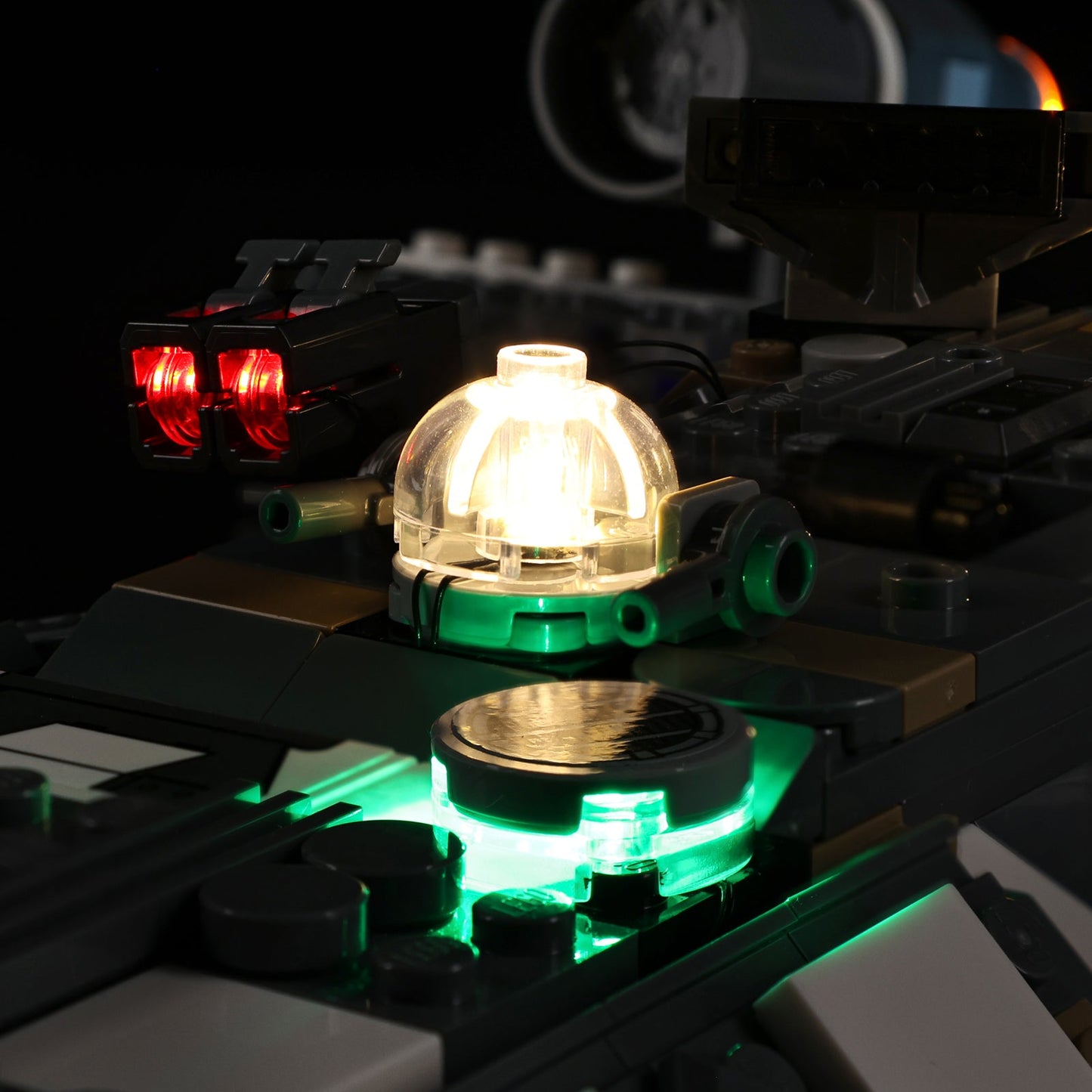 Light Kit For LEGO The Onyx Cinder 75374 - 75374-The-Onyx-Cinder-The-Onyx-Cinder-12-details