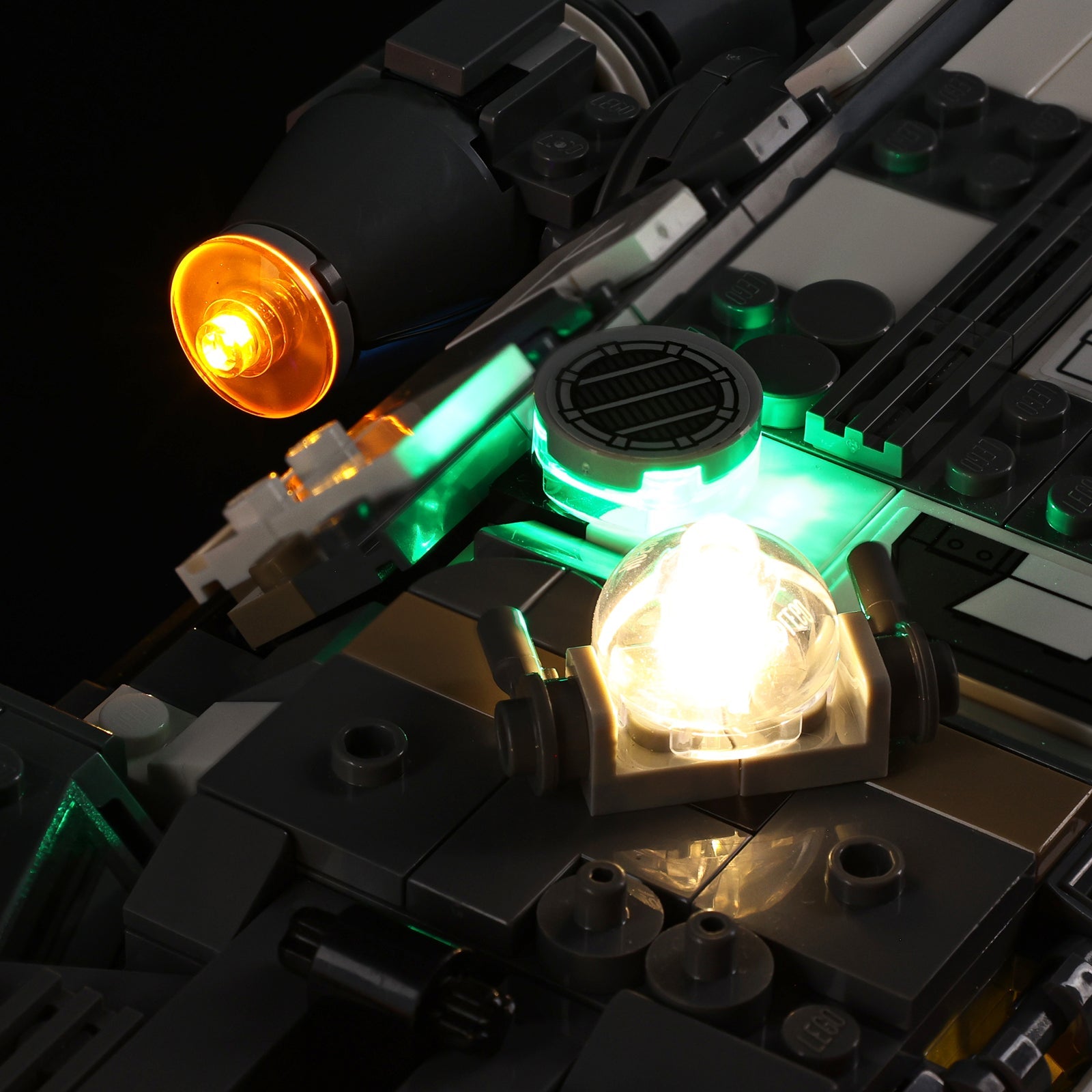 Light Kit For LEGO The Onyx Cinder 75374 - 75374-The-Onyx-Cinder-The-Onyx-Cinder-13-details