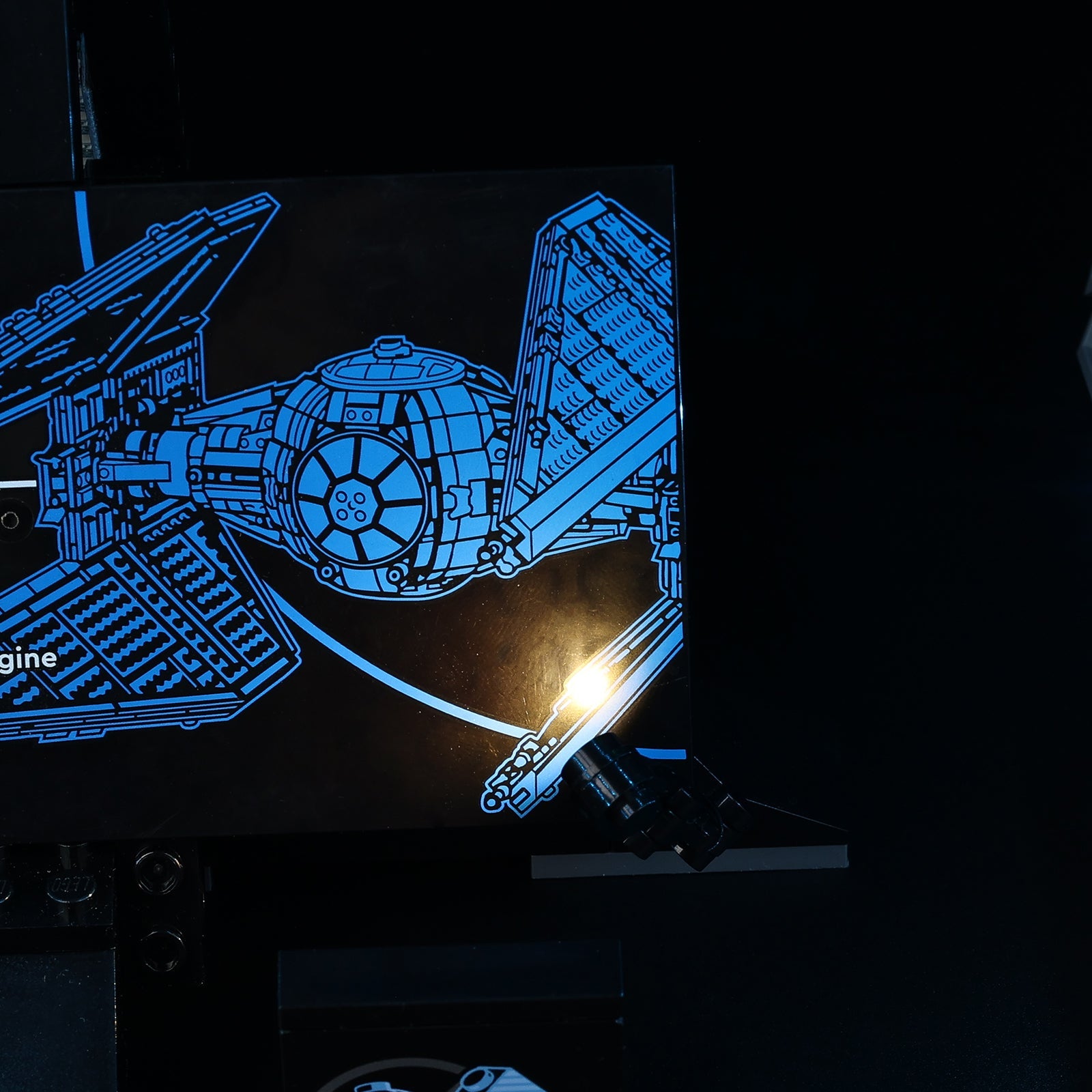 Light Kit For LEGO TIE Interceptor 75382 - 75382-TIE-Interceptor-TIE-Interceptor-TIE-Interceptor-15-details