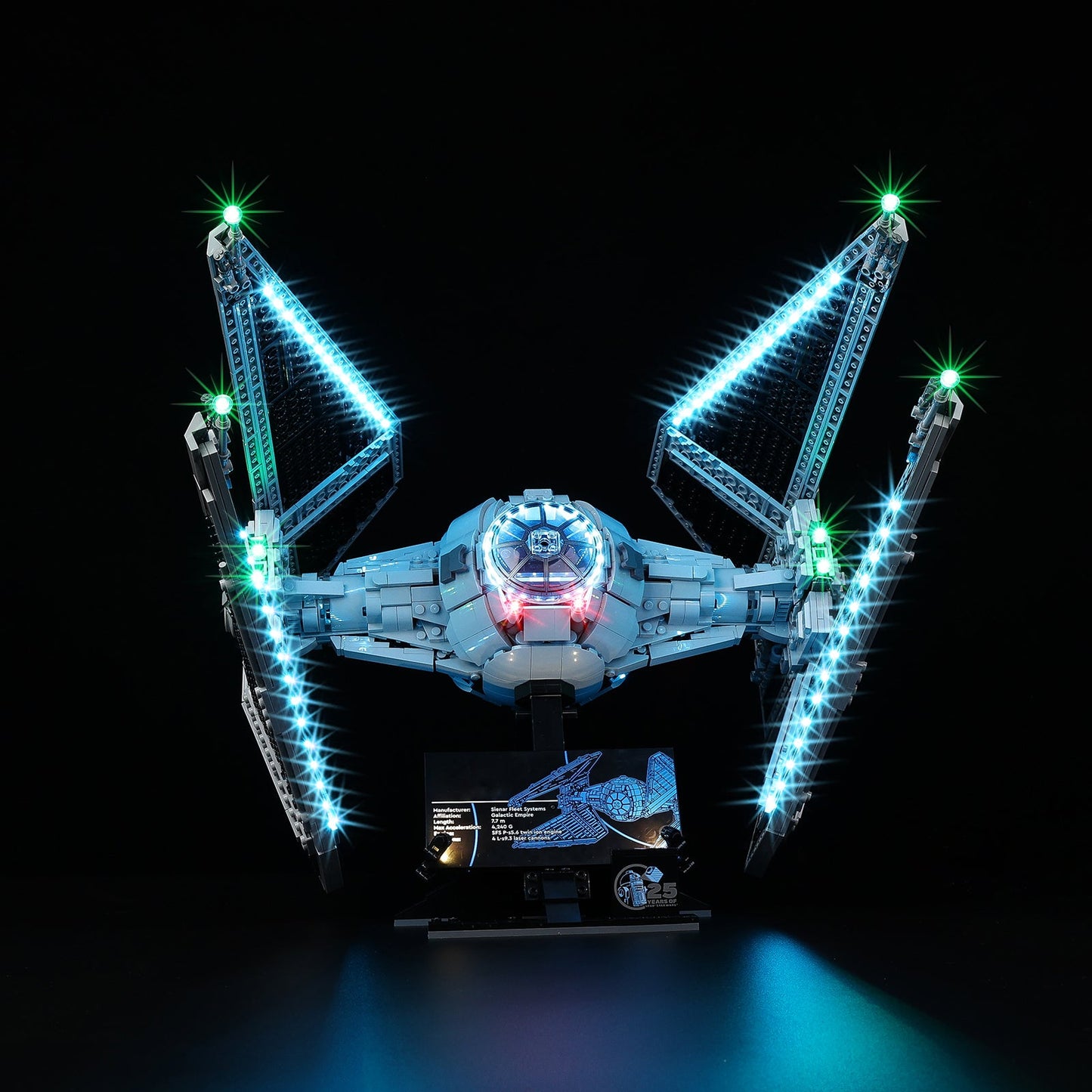 Light Kit For LEGO TIE Interceptor 75382 - 75382-TIE-Interceptor-TIE-Interceptor-TIE-Interceptor-2-on