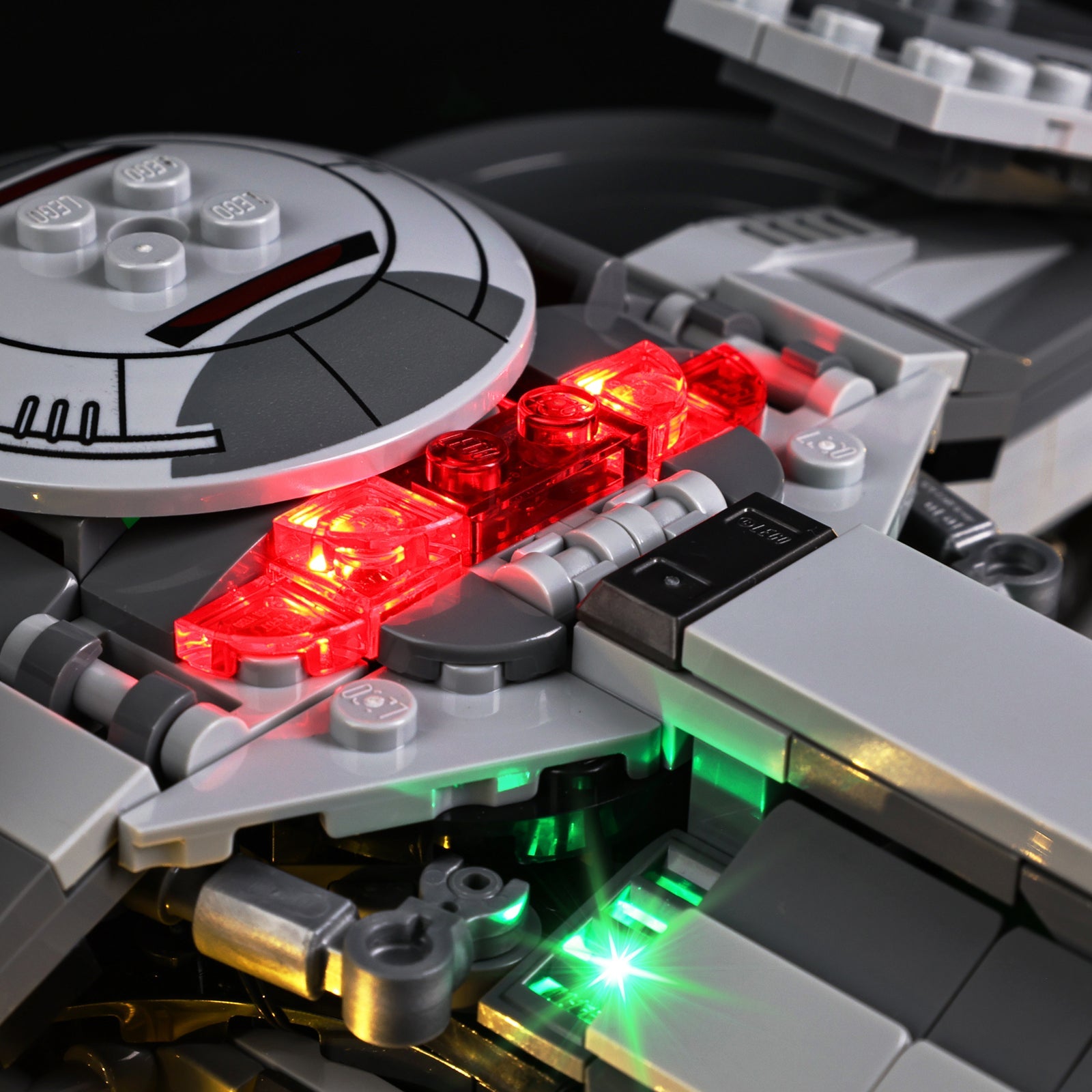 Light Kit For LEGO Dark Millennium Falcon 75383 - 75383-Dark-Millennium-Falcon-Dark-Millennium-Falcon-Dark-Millennium-Falcon-12-details