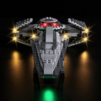 Light Kit For LEGO Dark Millennium Falcon 75383 - 75383-Dark-Millennium-Falcon-Dark-Millennium-Falcon-Dark-Millennium-Falcon-2-on