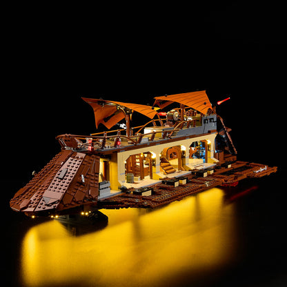 Light Kit For LEGO Jabba Sail Barge 75397 - 75397-Jabba-Sail-Barge-Jabba-Sail-Barge-Jabba-Sail-Barge-1-on (lights on)