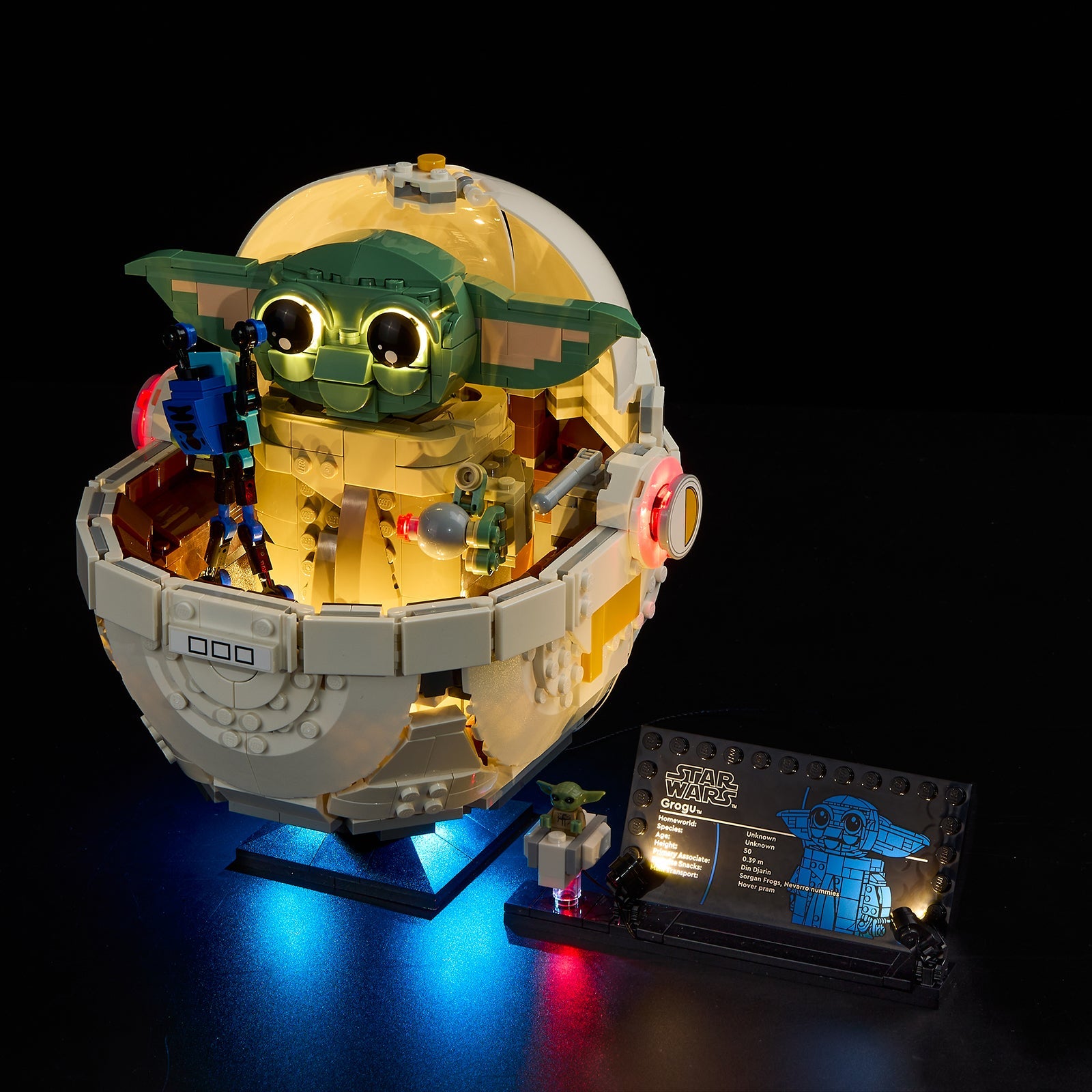 Light Kit For LEGO Boba Fett Helmet 75403 - 75403-Boba-Fett-Helmet-Boba-Fett-Helmet-Boba-Fett-Helmet-3-on