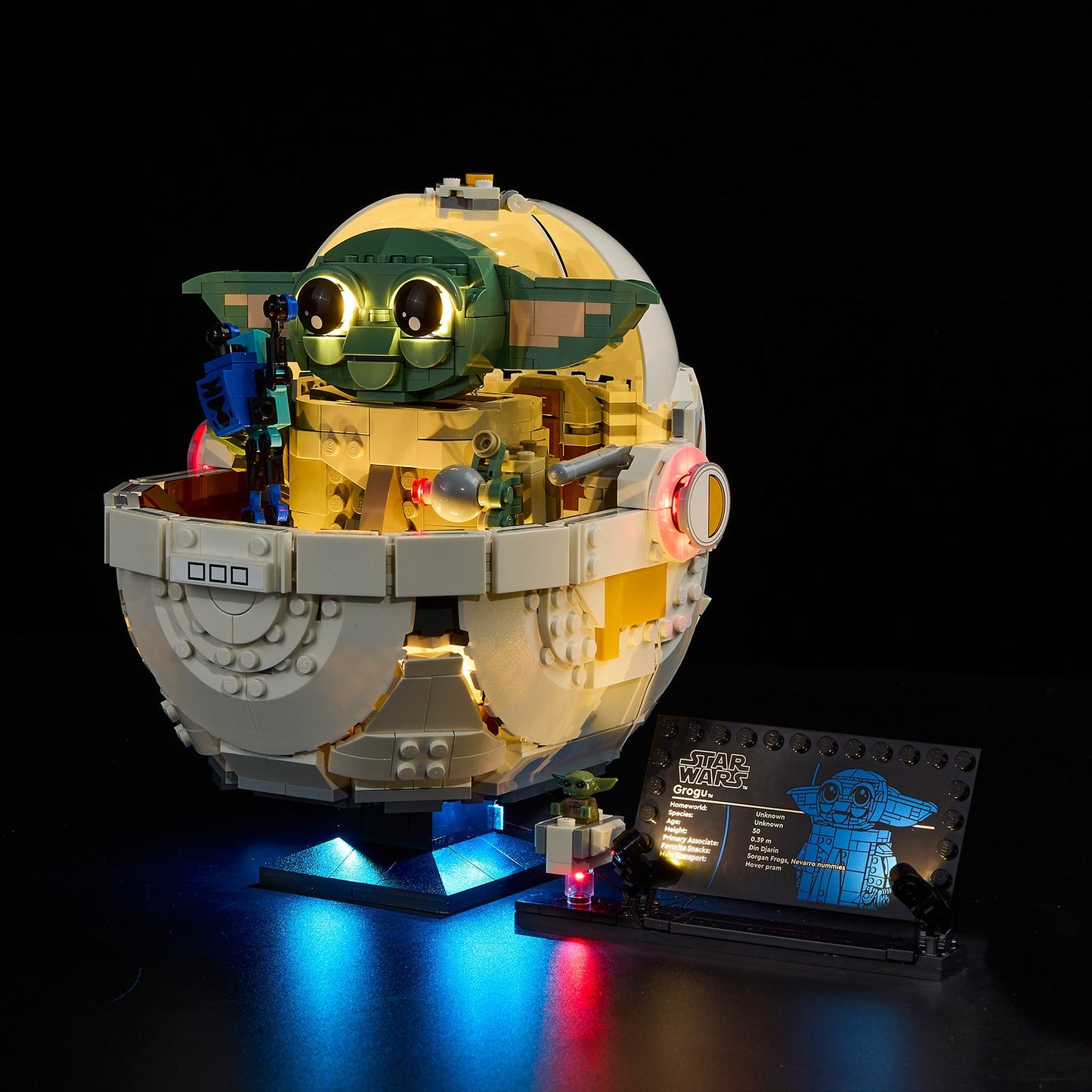 Light Kit For LEGO Boba Fett Helmet 75403 - 75403-Boba-Fett-Helmet-Boba-Fett-Helmet-Boba-Fett-Helmet-4-on