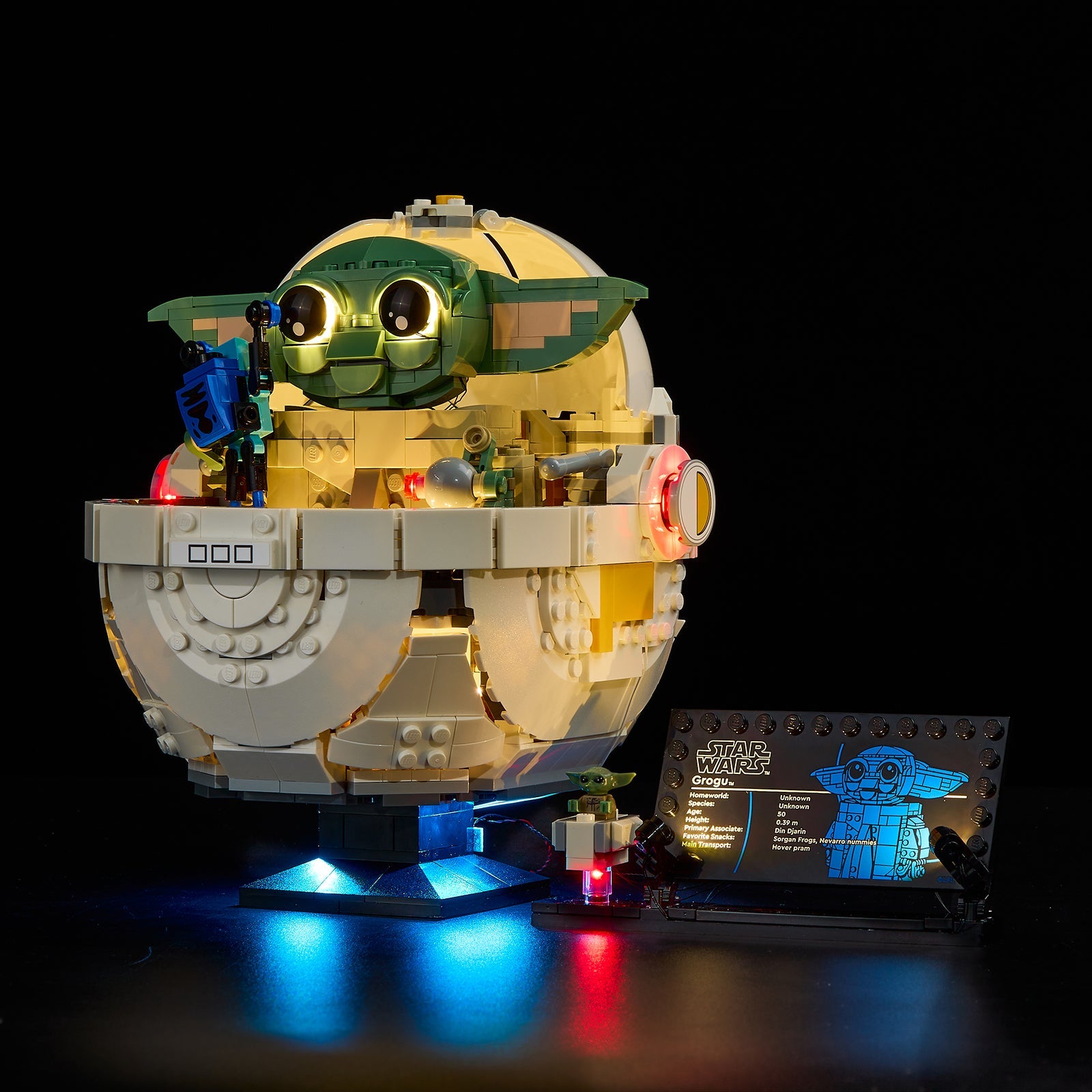 Light Kit For LEGO Boba Fett Helmet 75403 - 75403-Boba-Fett-Helmet-Boba-Fett-Helmet-Boba-Fett-Helmet-5-on
