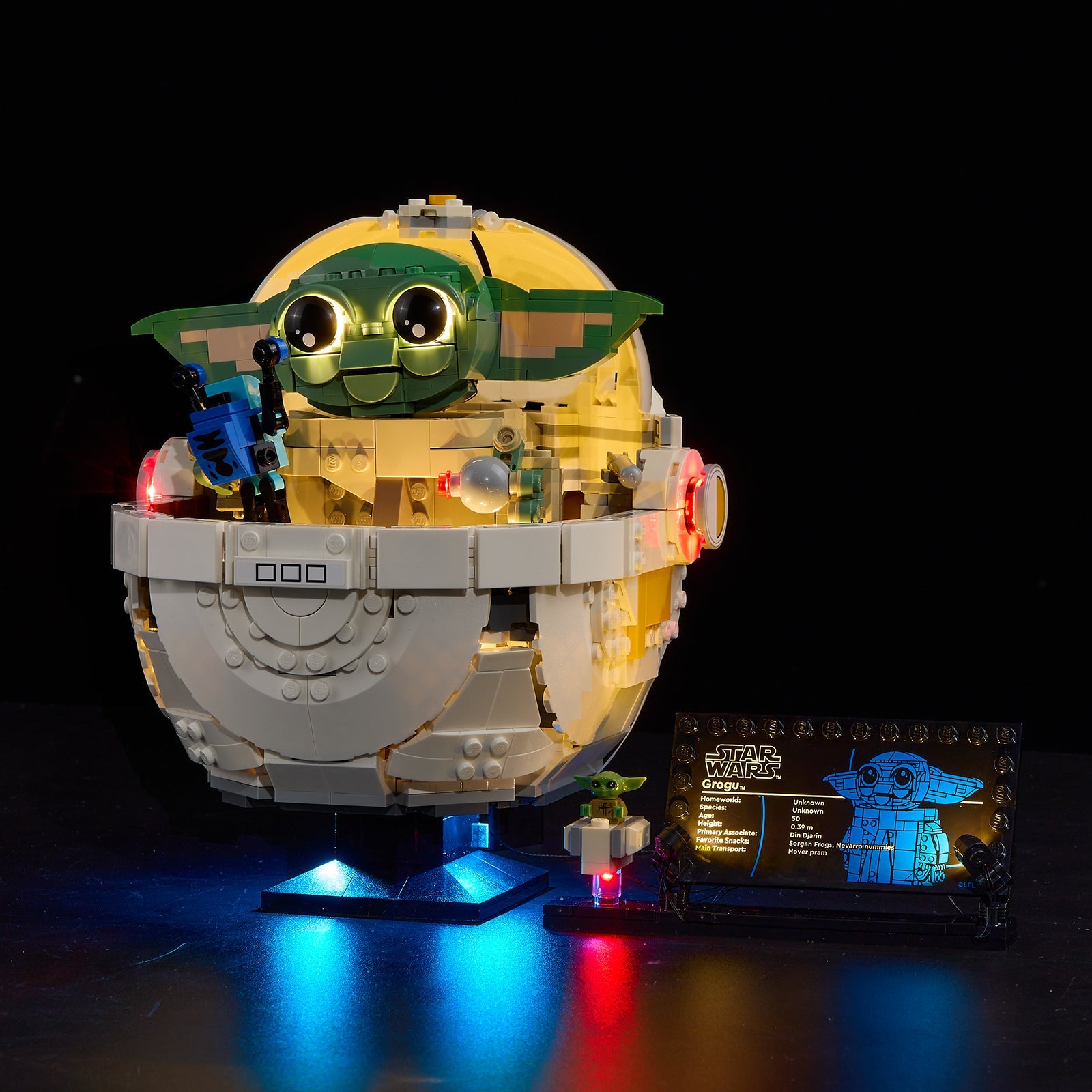 Light Kit For LEGO Boba Fett Helmet 75403 - 75403-Boba-Fett-Helmet-Boba-Fett-Helmet-Boba-Fett-Helmet-6-on
