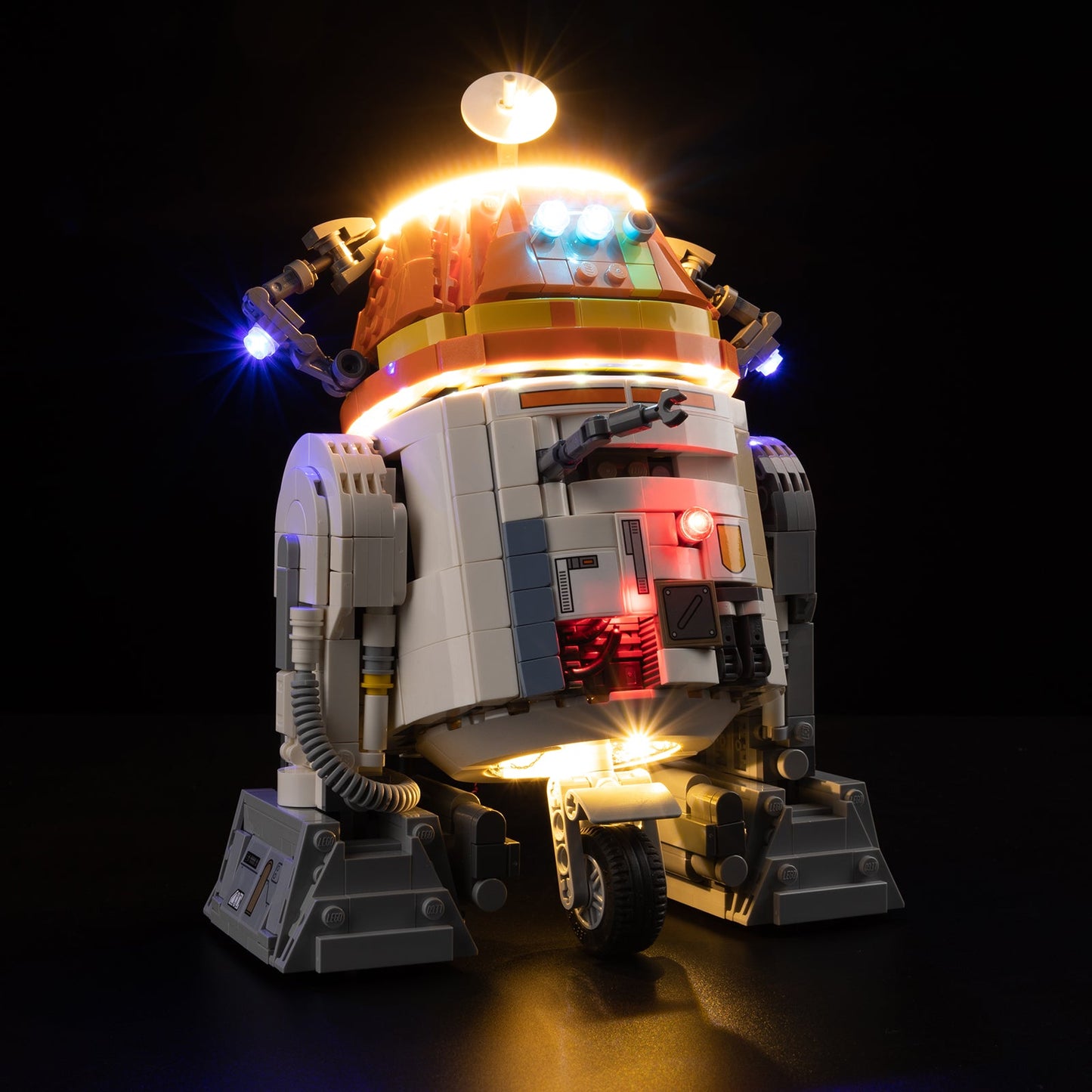 Light Kit For LEGO Chopper C1-10P Astromech Droid 75416 - 75416-Chopper-4-on