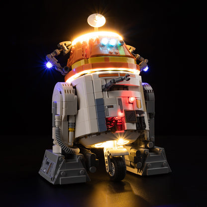 Light Kit For LEGO Chopper C1-10P Astromech Droid 75416 - 75416-Chopper-4-on