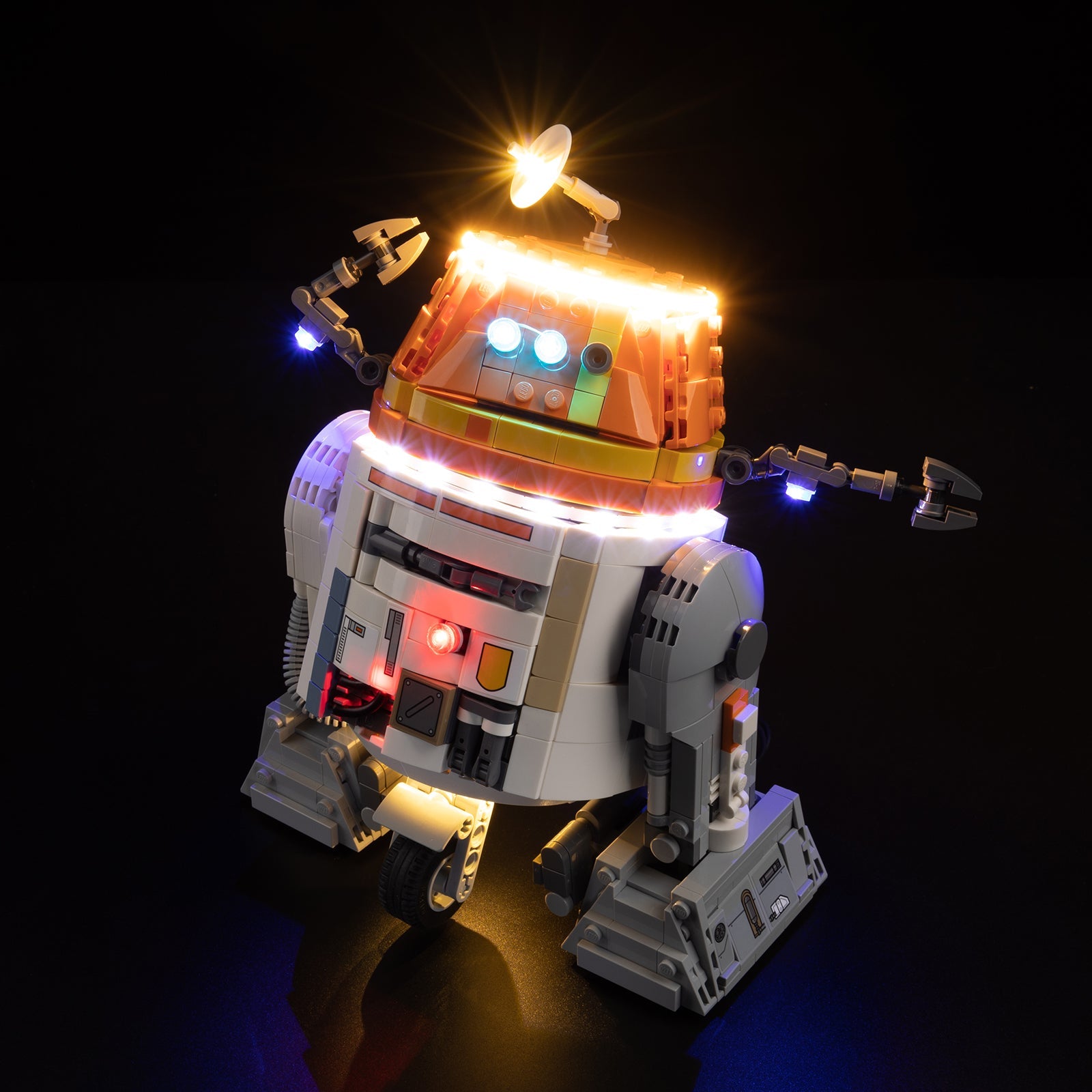 Light Kit For LEGO Chopper C1-10P Astromech Droid 75416 - 75416-Chopper-5-on