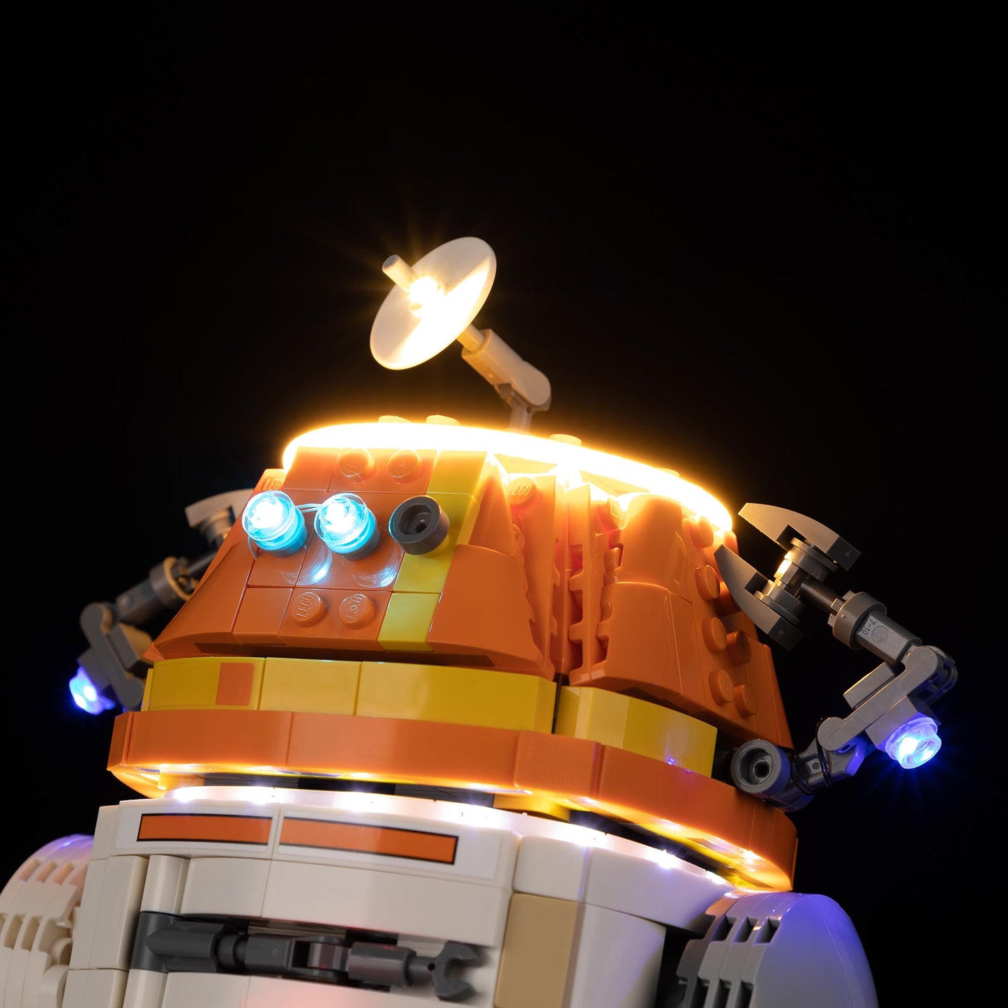 Light Kit For LEGO Chopper C1-10P Astromech Droid 75416 - 75416-Chopper-6-details