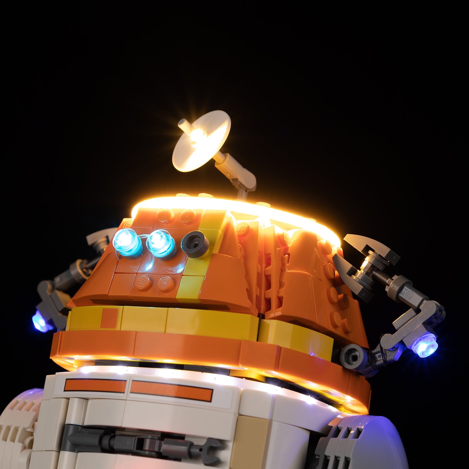 Light Kit For LEGO Chopper C1-10P Astromech Droid 75416 - 75416-Chopper-6-details