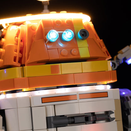 Light Kit For LEGO Chopper C1-10P Astromech Droid 75416 - 75416-Chopper-8-details