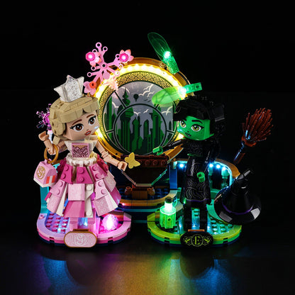 Light Kit For LEGO Elphaba and Glinda Figures 75682 - 75682-Elphaba-Glinda-4-on