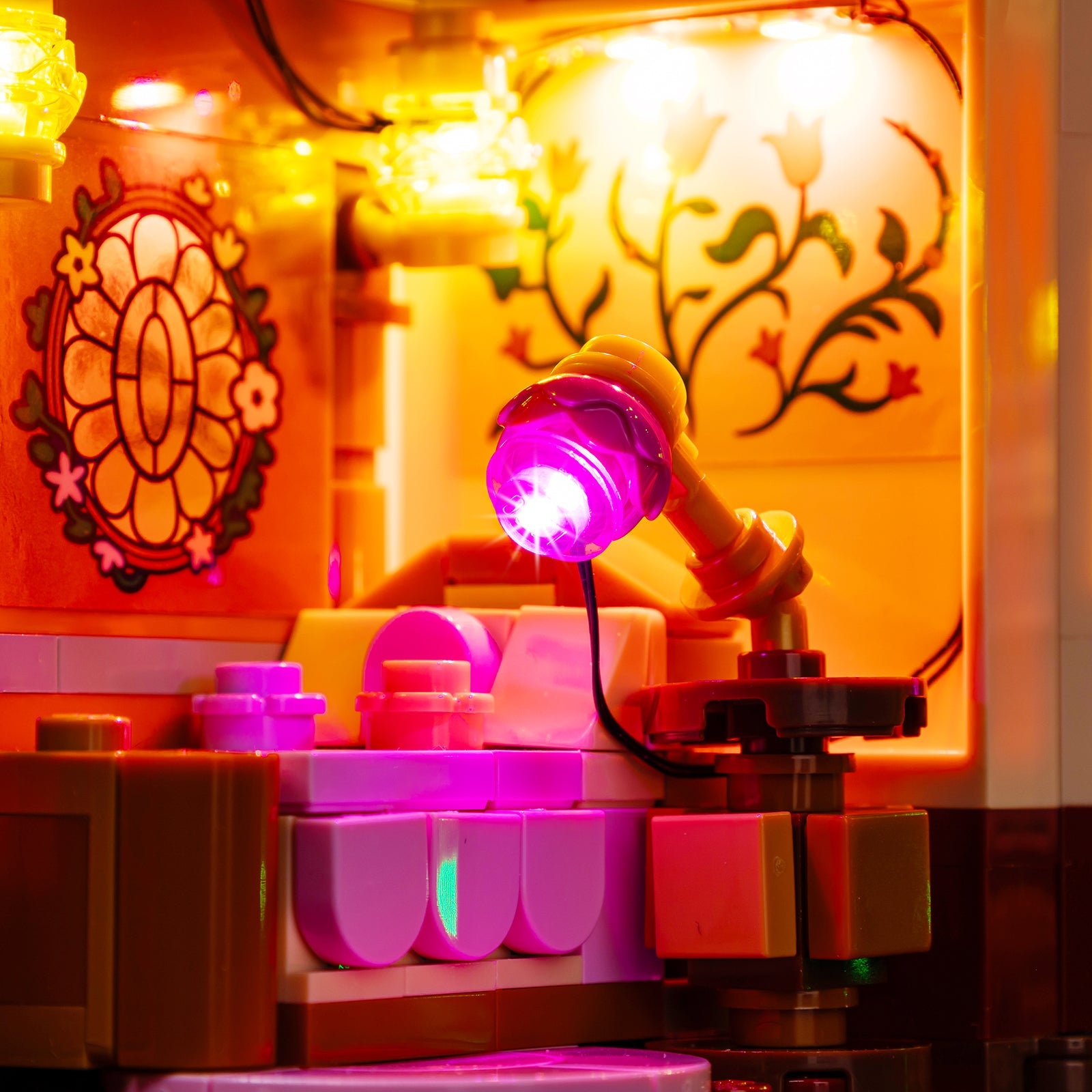 Light Kit For LEGO Glinda and Elphaba Dormitory 75683 - 75683-Glinda-Elphaba-Dormitory-11-details