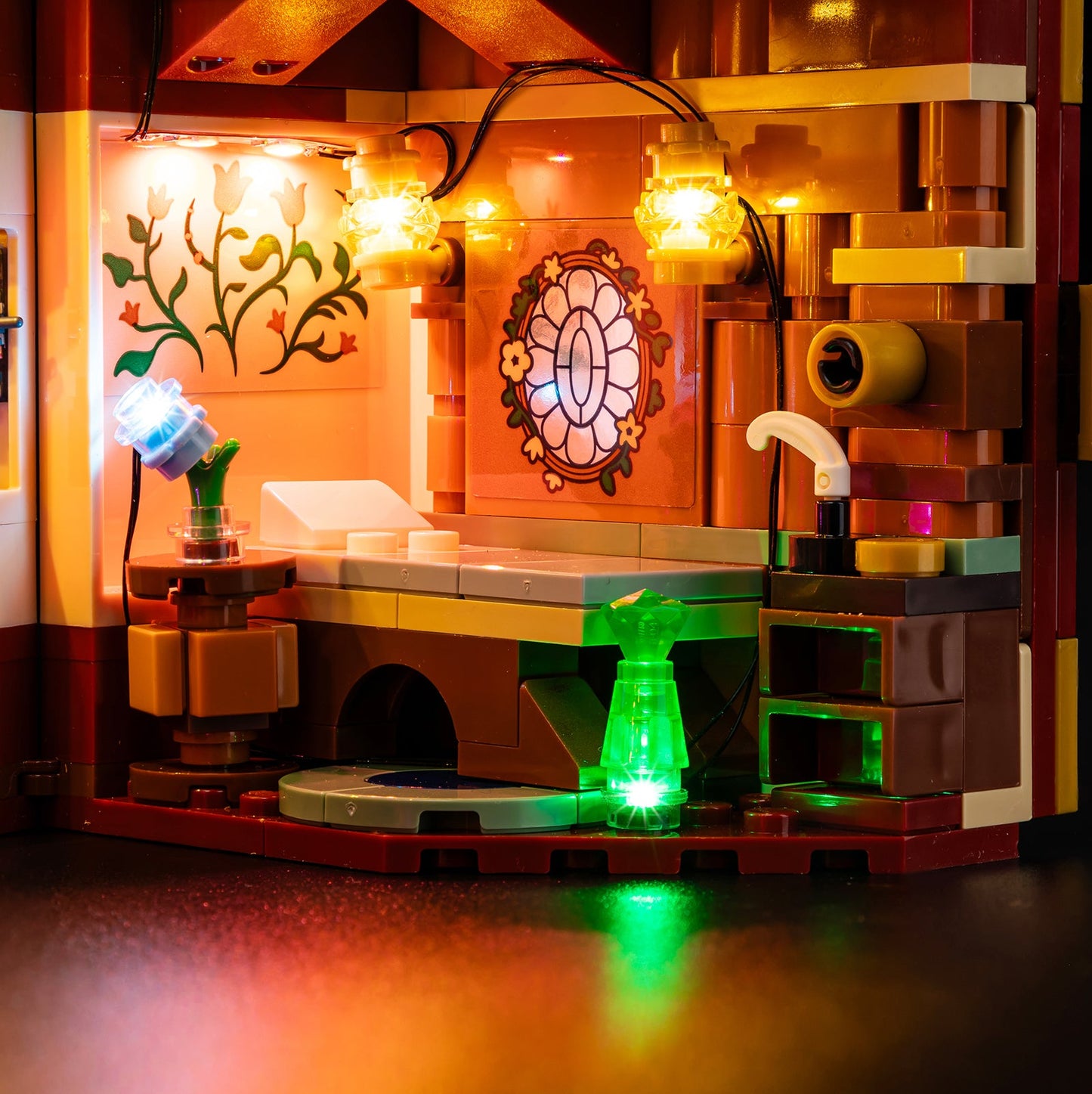 Light Kit For LEGO Glinda and Elphaba Dormitory 75683 - 75683-Glinda-Elphaba-Dormitory-15-details