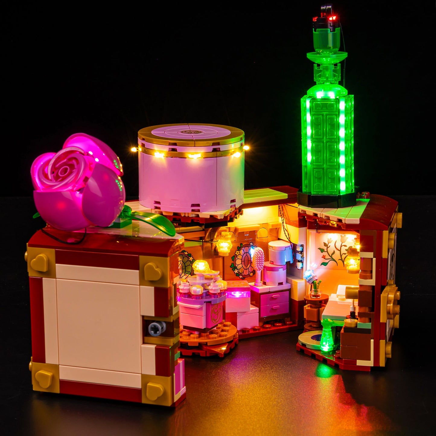 Light Kit For LEGO Glinda and Elphaba Dormitory 75683 - 75683-Glinda-Elphaba-Dormitory-5-on