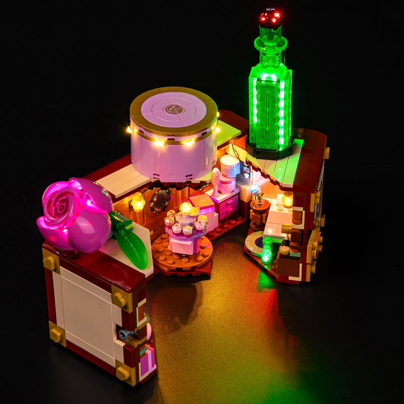 Light Kit For LEGO Glinda and Elphaba Dormitory 75683 - 75683-Glinda-Elphaba-Dormitory-7-on