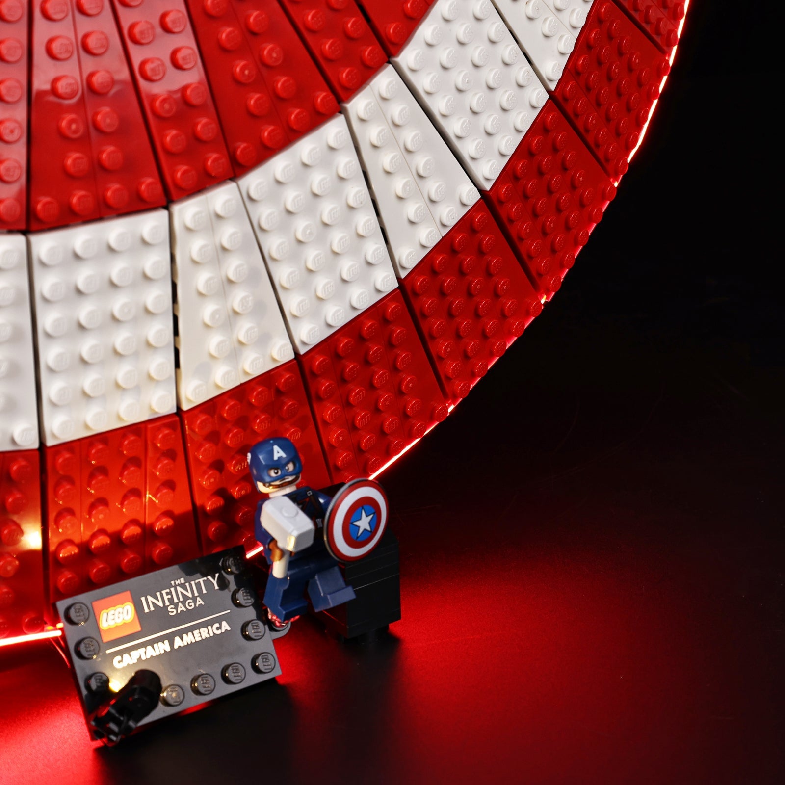 Light Kit For LEGO Captain America Shield 76262 - 76262-Captain-America-Shield-10-details