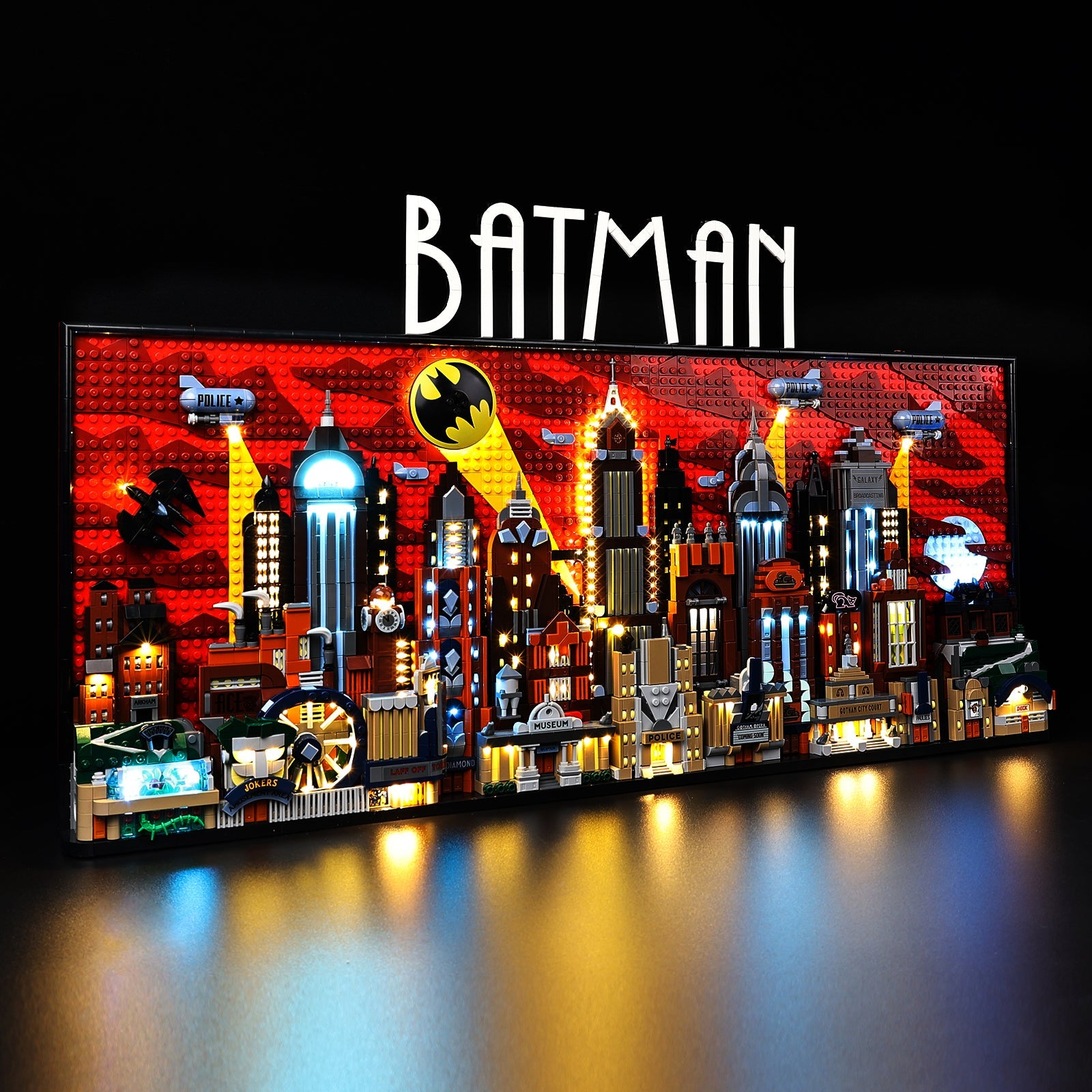 Light Kit For LEGO Batman Gotham City 76271 - 76271-Batman-Gotham-City-2-on