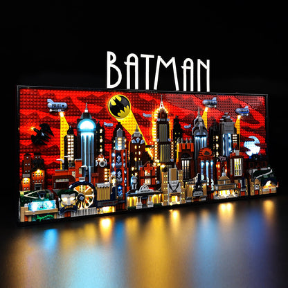 Light Kit For LEGO Batman Gotham City 76271 - 76271-Batman-Gotham-City-2-on