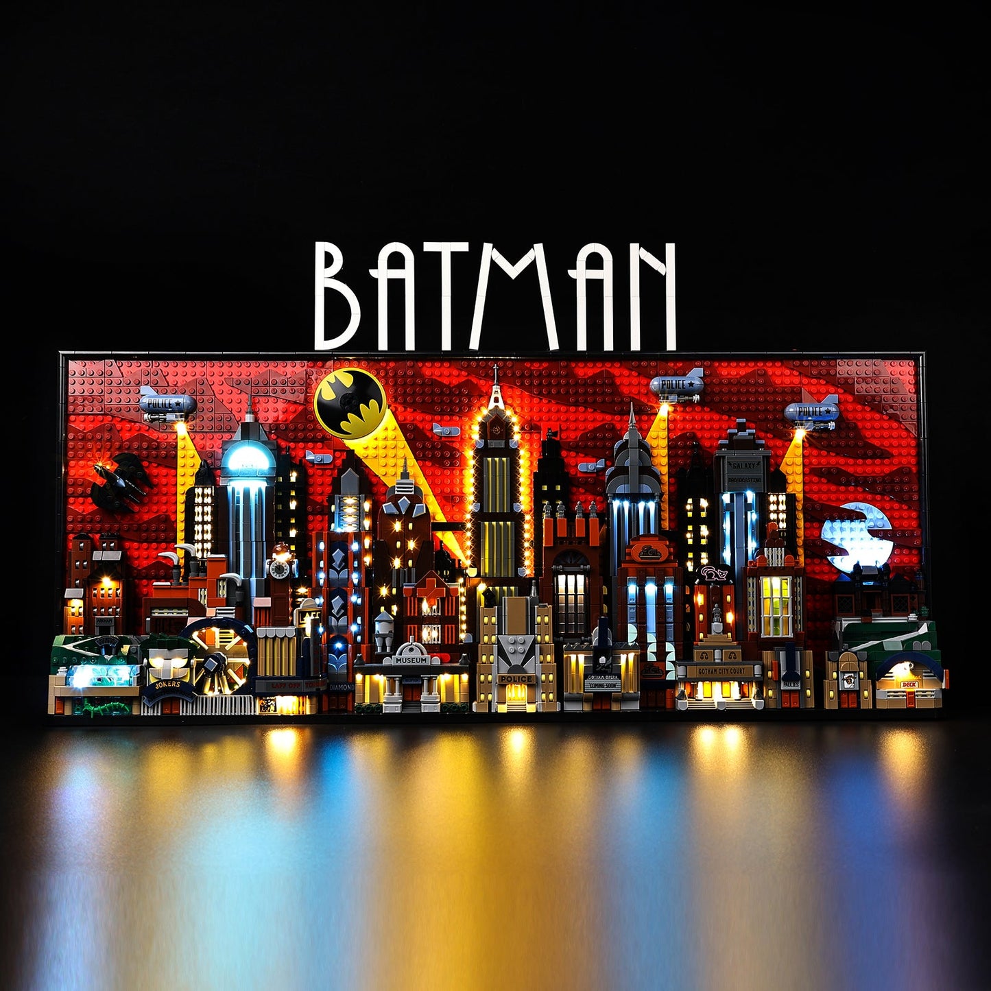 Light Kit For LEGO Batman Gotham City 76271 - 76271-Batman-Gotham-City-4-on