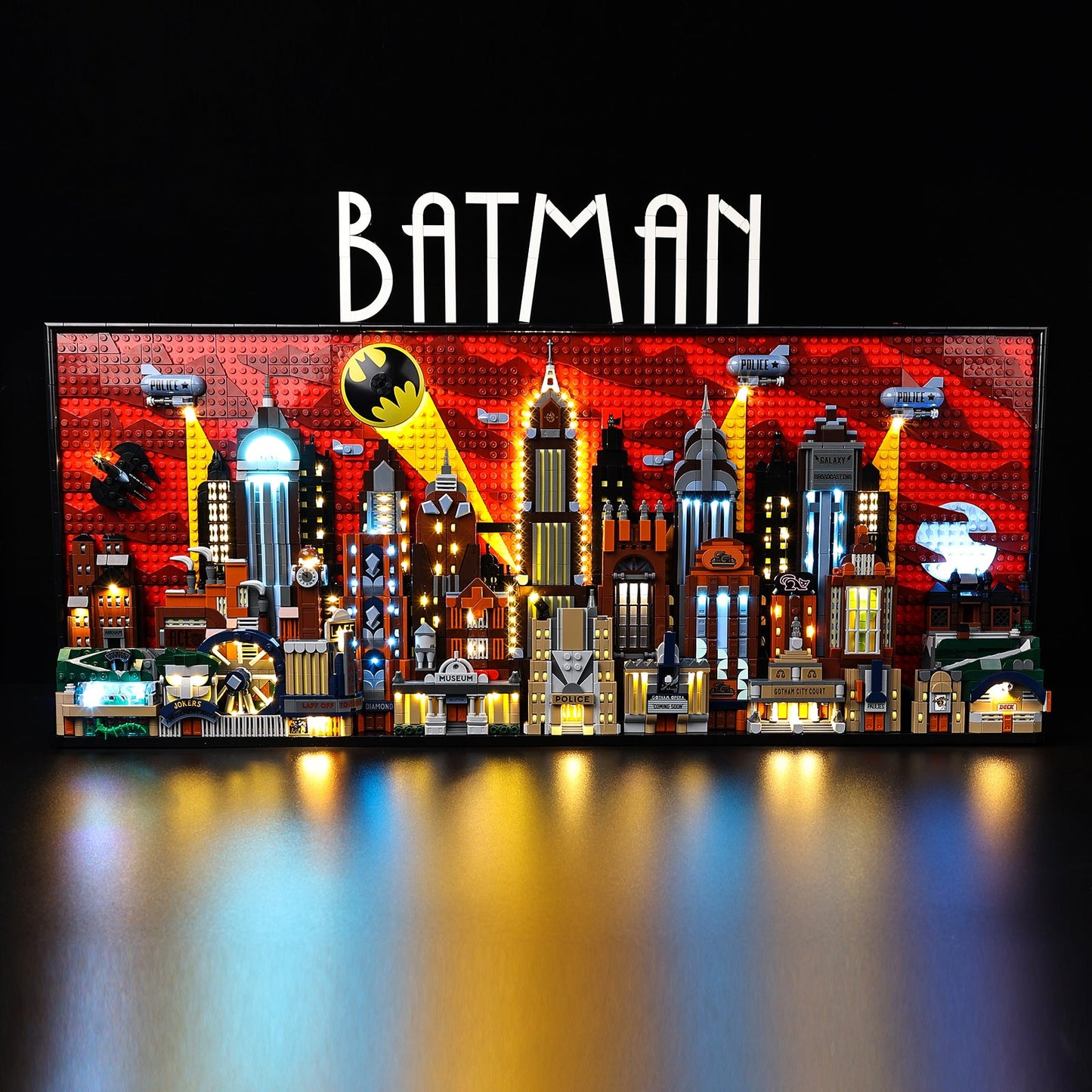 Light Kit For LEGO Batman Gotham City 76271 - 76271-Batman-Gotham-City-5-on