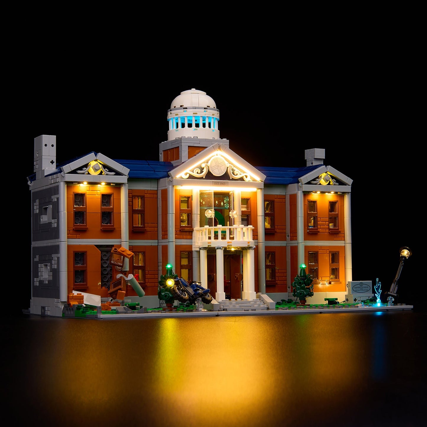 Light Kit For LEGO X-Men The X-Mansion 76294 - 76294-X-Men-X-Mansion-3-on