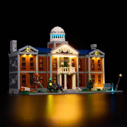 Light Kit For LEGO X-Men The X-Mansion 76294 - 76294-X-Men-X-Mansion-3-on