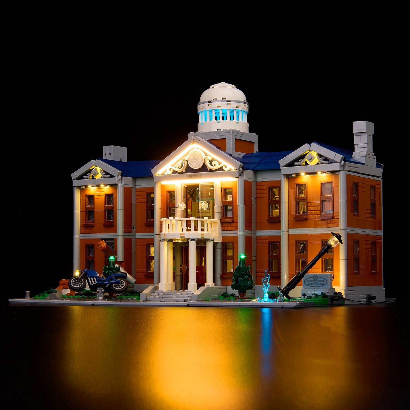 Light Kit For LEGO X-Men The X-Mansion 76294 - 76294-X-Men-X-Mansion-4-on