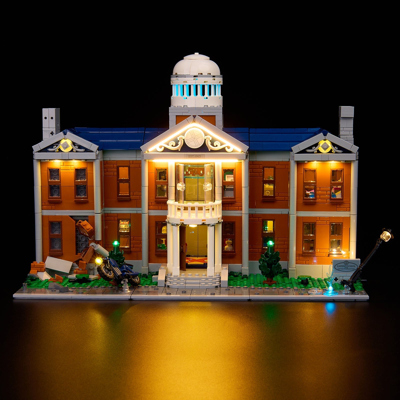 Light Kit For LEGO X-Men The X-Mansion 76294 - 76294-X-Men-X-Mansion-6-on