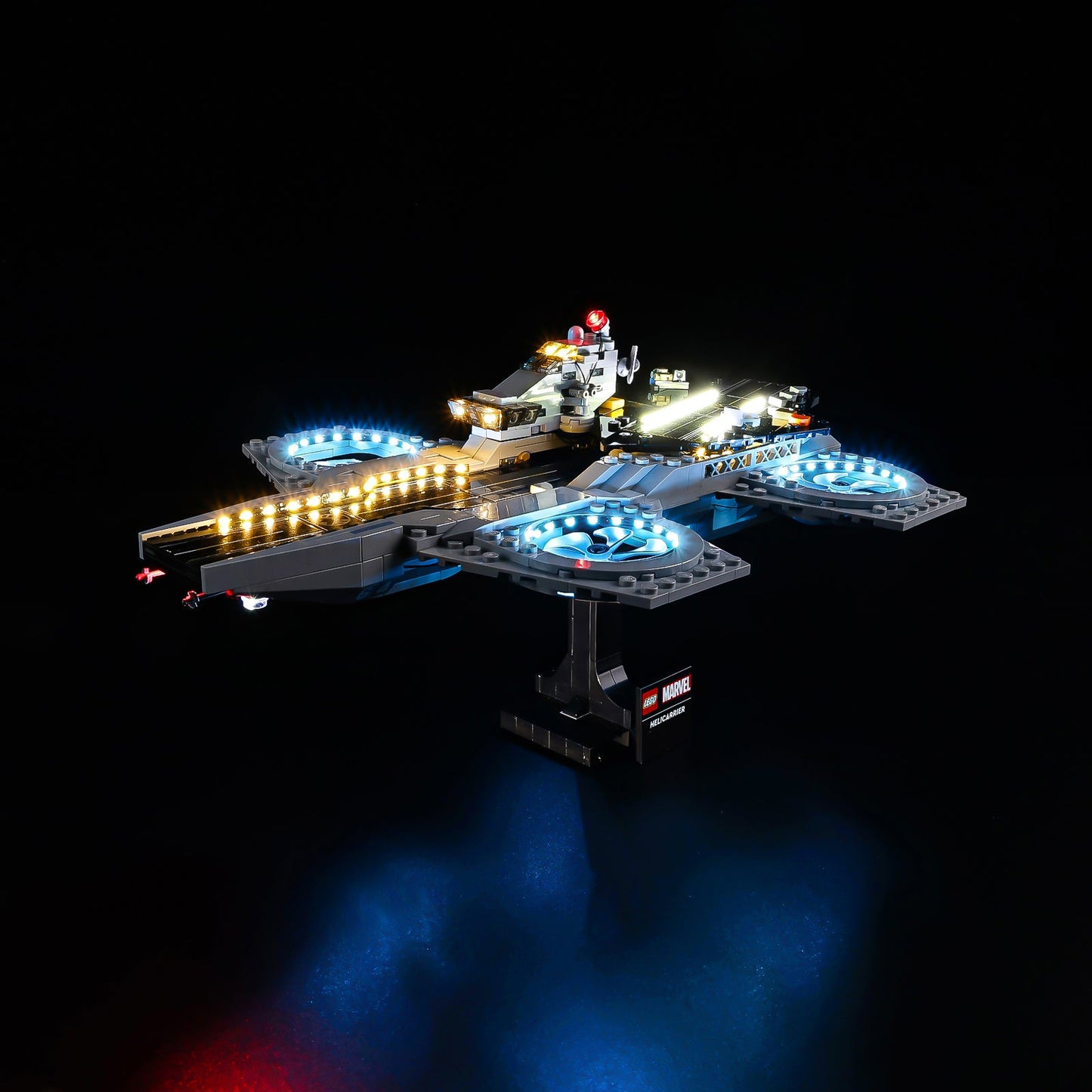Light Kit For LEGO The Avengers Helicarrier 76295 - 76295-Avengers-Helicarrier-2-on