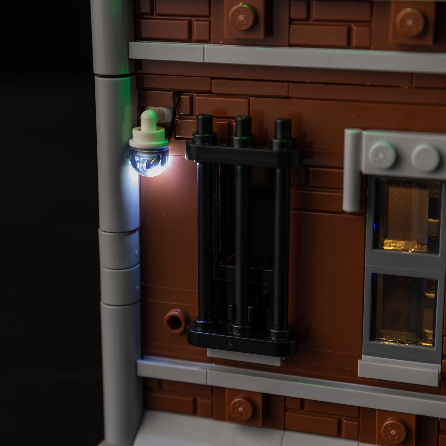 Light Kit For LEGO Arkham Asylum 76300 - 76300-Arkham-Asylum-13-details