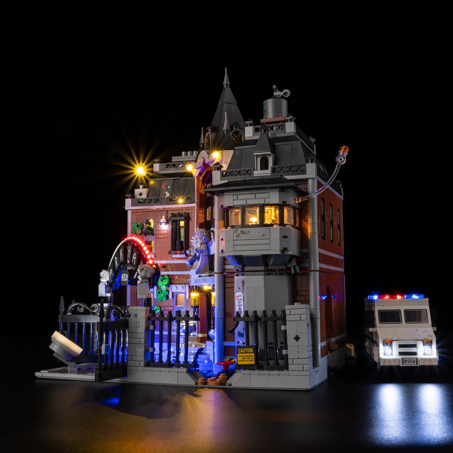 Light Kit For LEGO Arkham Asylum 76300 - 76300-Arkham-Asylum-5-on